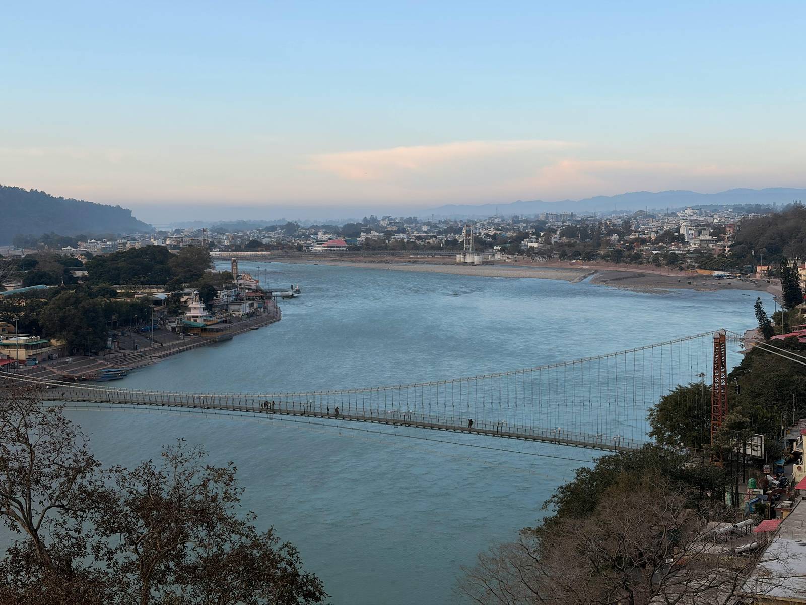 The Ganga at Rishikesh, the gateway to the Char Dham route